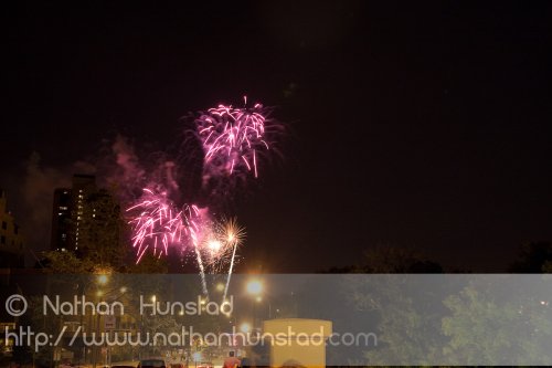 Minneapolis fireworks on 4 July 2010